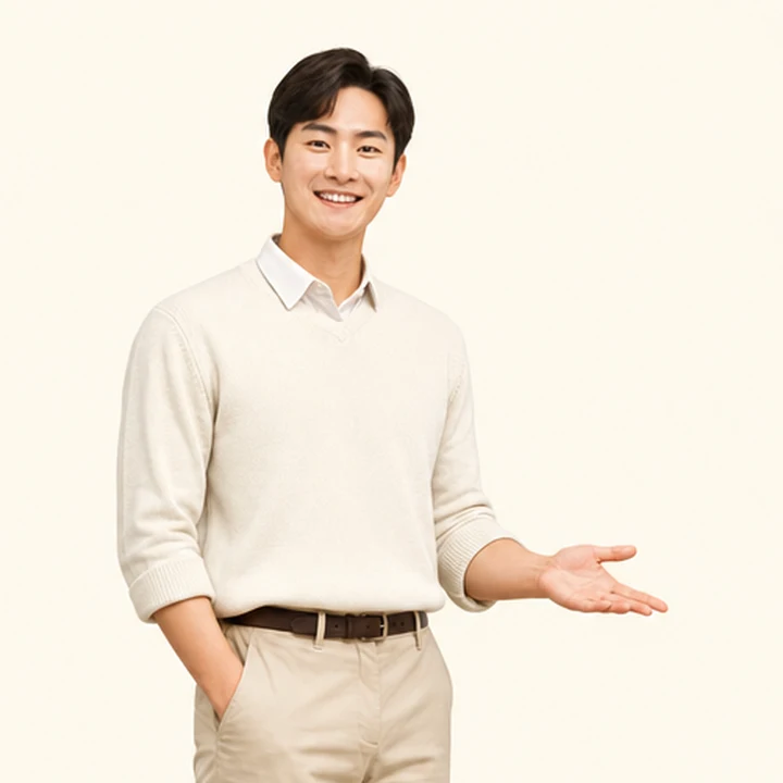 신용불량 장기렌트 상담 신청을 안내하는 담당자